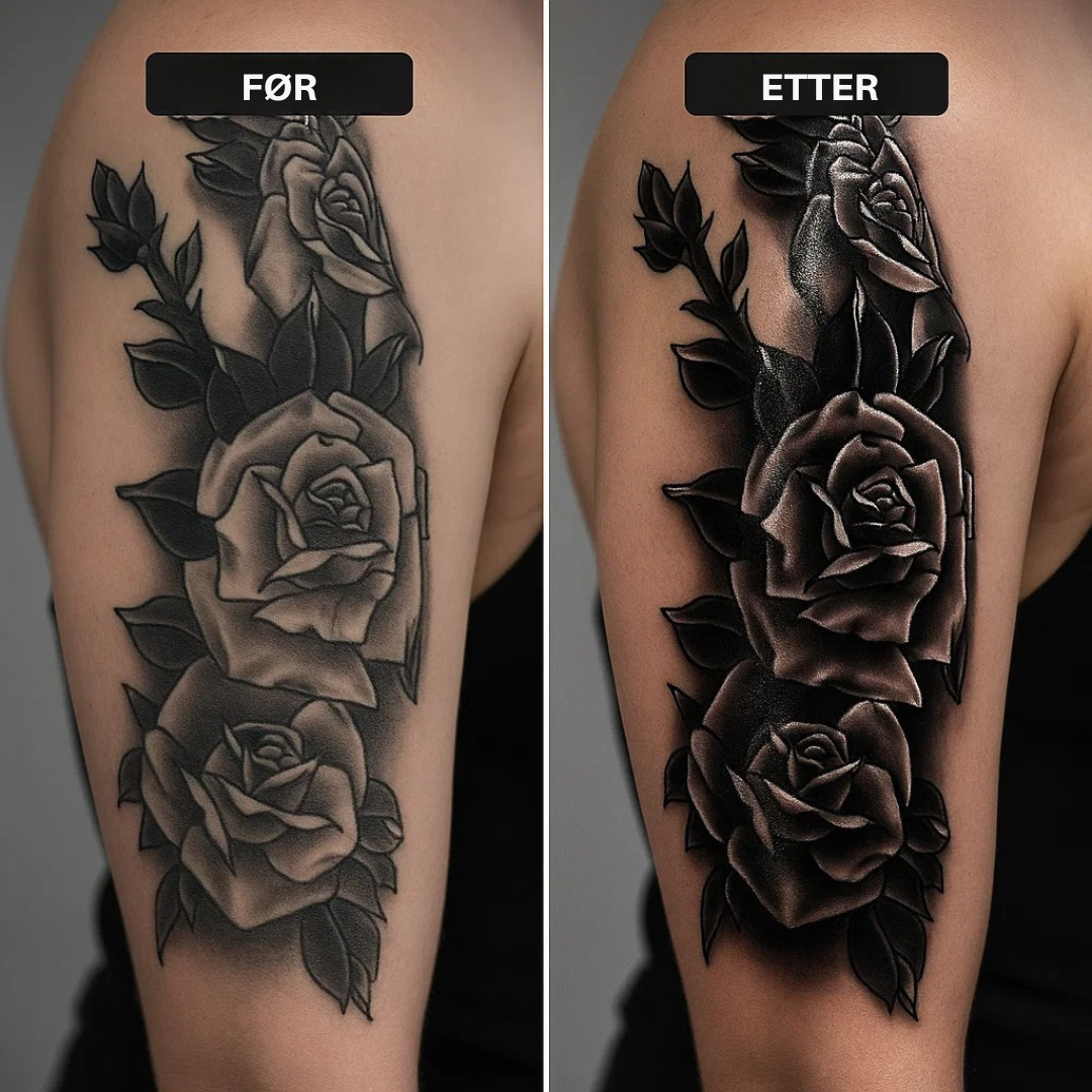 SKINQ™ | La tatoveringene dine skinne igjen